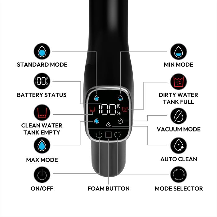 HAIER Scopa Elettrica Senza Sacchetto 0,75lt Hfwz510 011-argento/nero