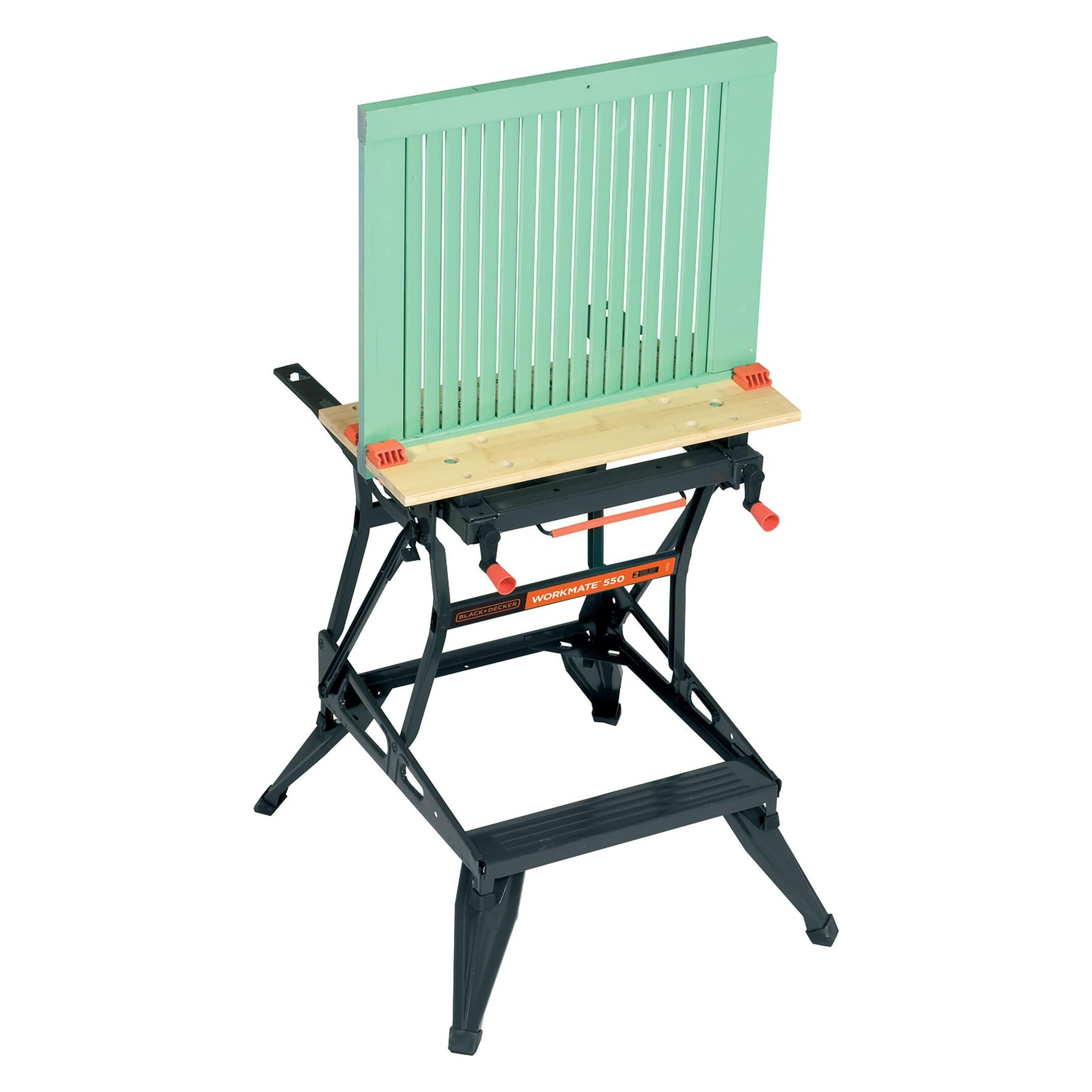 Black & Decker Werkbank mit 2 Arbeitshöhen (47.20 cm, 61 cm) (WM550)
