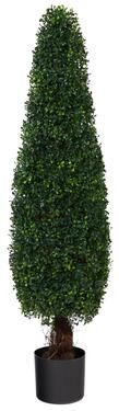 Nearly Natural "4' Boxwood Topiary Artificial Tree UV Resistant (Indoor/Outdoor) - 6"""