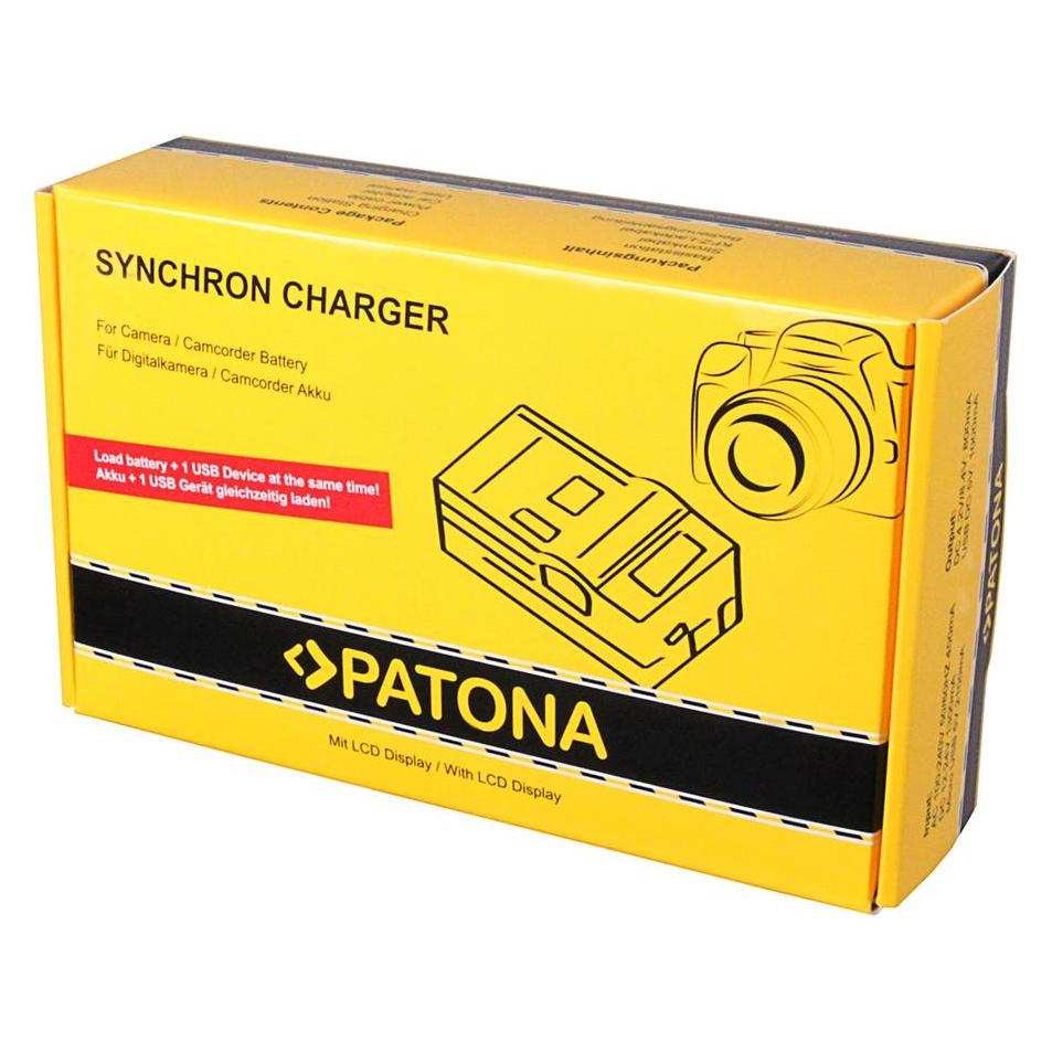 Patona Synchron USB Ladegerät f. GoPro Hero 8 AHDBT-801 Hero 7 AHDBT-701 Hero 6 Hero 5 AHDBT-501 mit (34356384)
