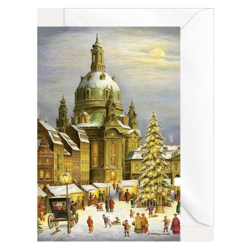 Olewinski & Tochter 2178 - Weihnachtsklappkarte "Dresdner Frauenkirche" (2178)