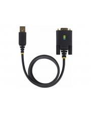 StarTech.com 1m USB Null Modem Kabel COM Retention FTDI USB-A zu RS232 Nullmodemkabel Wechselbare Digital/Daten 1 m (1P3FFCNB-USB-SERIAL)