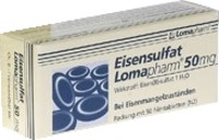 LOMAPHARM GmbH EISENSULFAT Lomapharm 50 mg Filmtabletten 100 St 01713400