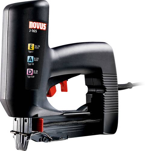 Novus Tools J-165 EAD 105112200 Elektrotacker Klammerntyp Typ 53, Typ 53F Klammernlänge 8 - 18mm