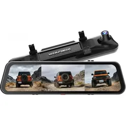 Wolfbox G900TriPro Stossstangen-Dashcam mit WLAN, 4K + 2,5K (4K), Dashcam, Schwarz