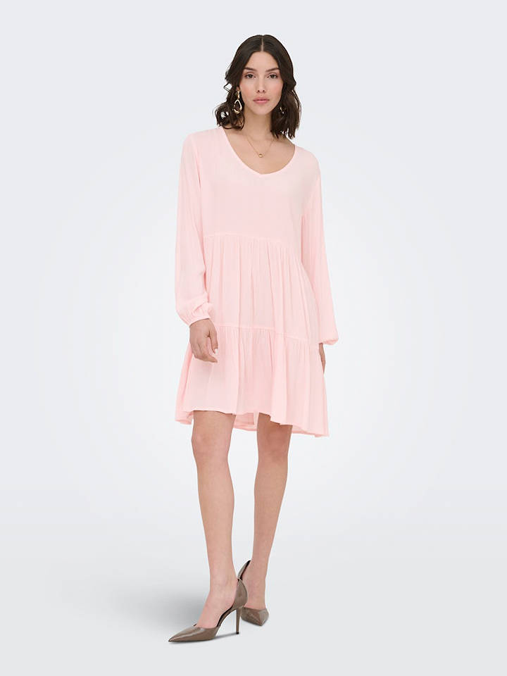 JDY Kleid in Rosa - L