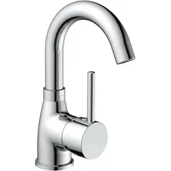 Waschtischarmatur FUTURA, Wasserhahn Bad mit Energiesparfunktion, Mischbatterie Waschbecken, Waschbecken Armaturen Chrom