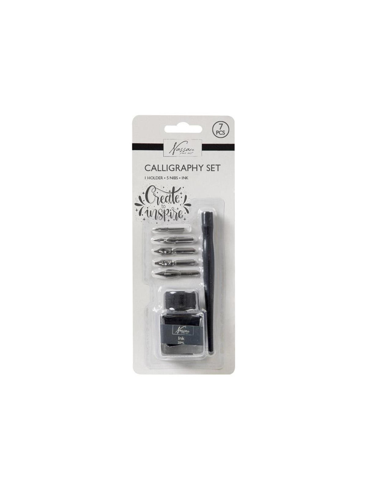 Creative Craft Group Calligraphy set with ink 7 pieces