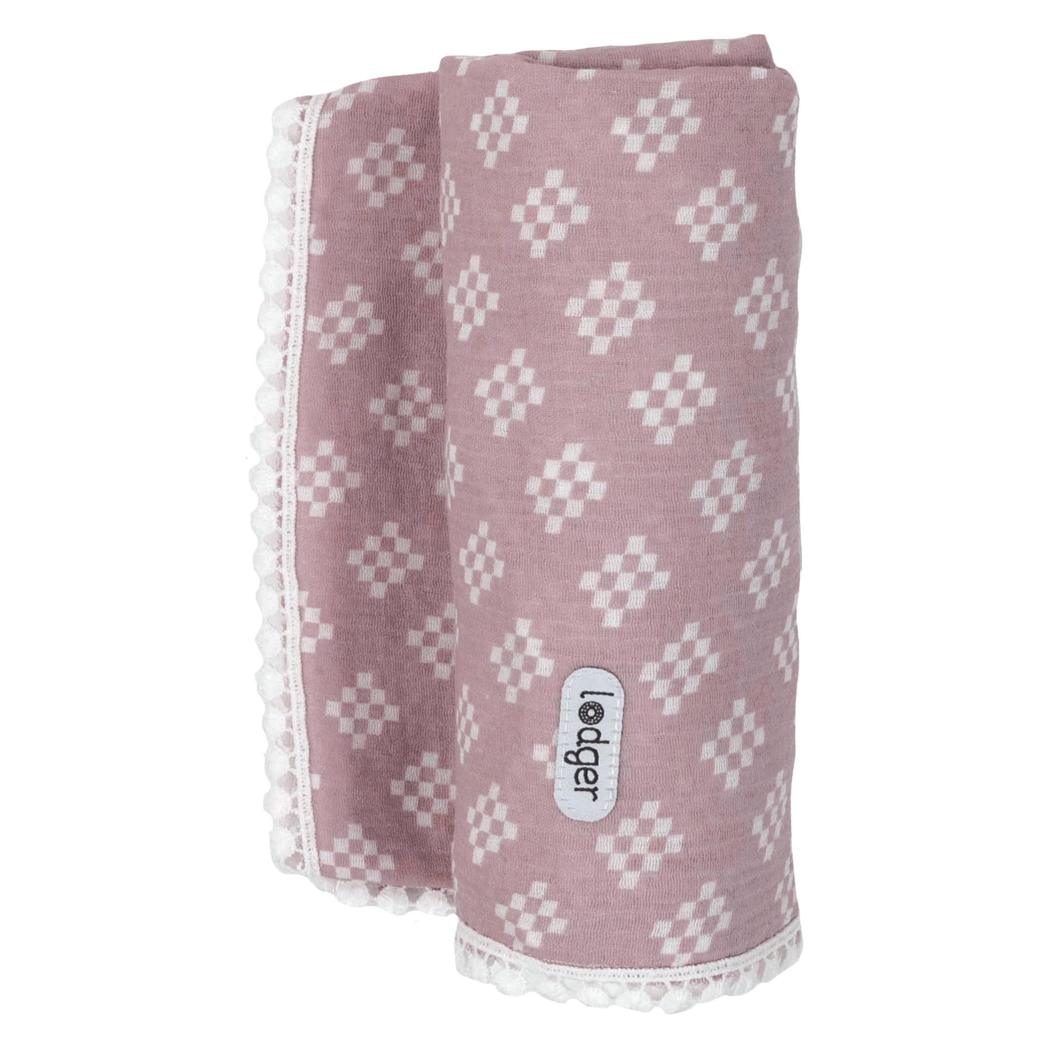 Lodger Mulltuch Tribe Muslin Rose 120 x 120 cm (120 x 120 cm) (SW19.2.06.012_107)