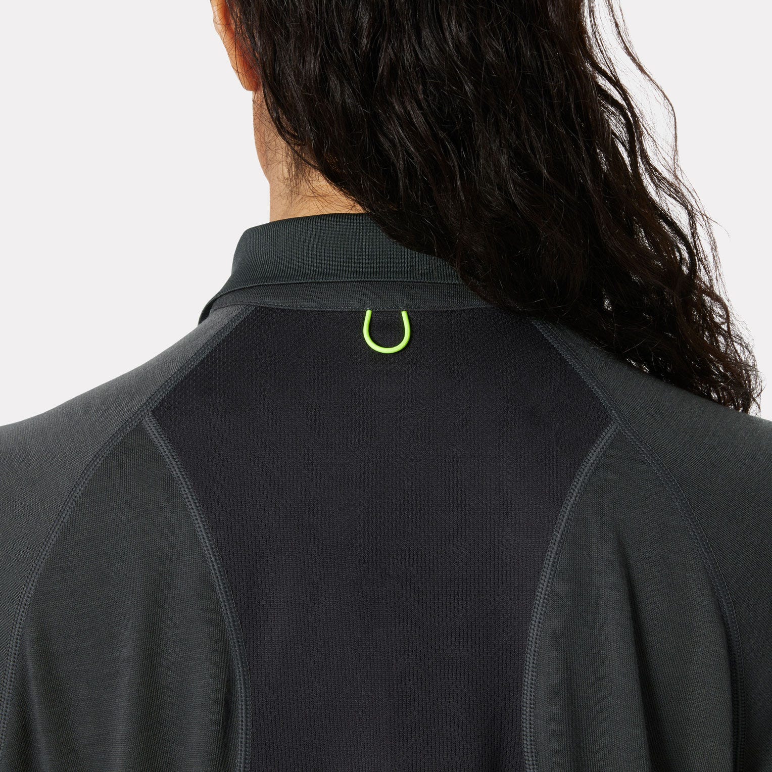 Helly Hansen Women's Inshore Zip Crop Polo - Black/Ebony - M