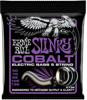 Ernie Ball Power Slinky Cobalt 5-String