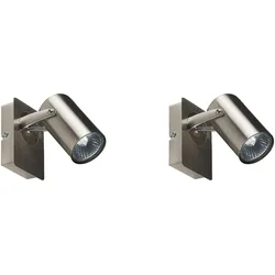 WANDLEUCHTE 2er-Set Klip 7/10/15 cm Wandlampe