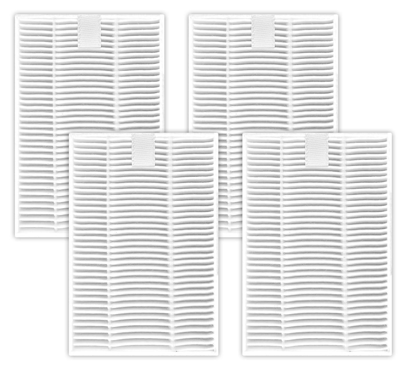 4-delige set HEPA-reservefilters voor de Eufy C28 Omni van Dripio