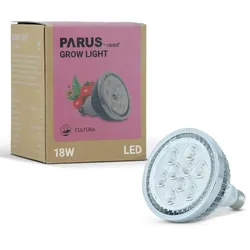 Parus by Venso LED Pflanzenlampe Vollspektrum Cultura LED Lampe E27 18W 60°, Wachstumslampe für Pflanzen wie Kräuter-, Gemüse- und Blühpflanzen, Parus Pflanzenlampe LED Vollspektrum Pflanzenlicht