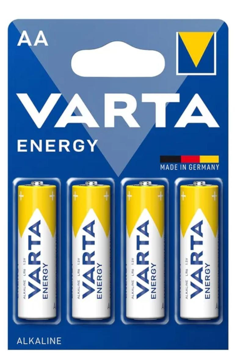 20 stuks Varta Energy AA LR06 batterijen (4-packs)