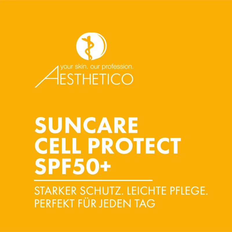 Kosmetikfuchs Probenbundle, AESTHETICO suncare cell protect SPF50+