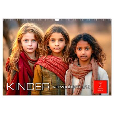 Kinder verzaubern uns (Wandkalender 2027 DIN A3 quer), CALVENDO Monatskalender