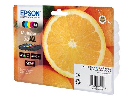 Epson 33XL Multipack - 5er-Pack - 47 ml - XL (C13T33574011)