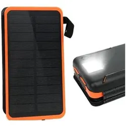 Elzle Solar PowerBank (26800 mAh, 99.16 Wh), Powerbank, Schwarz, Orange