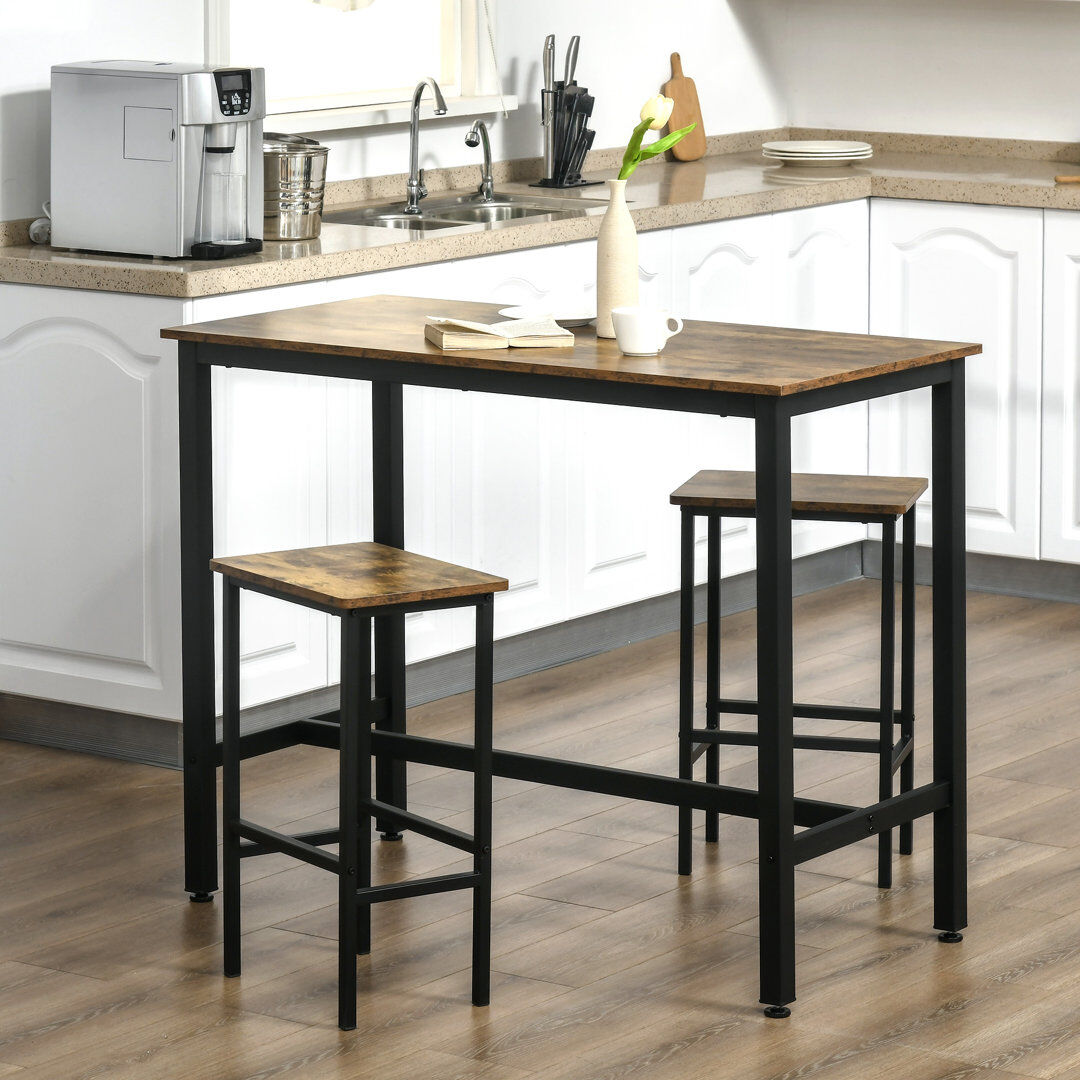 Rio Miky 2 - Person Dining Set Brown 2