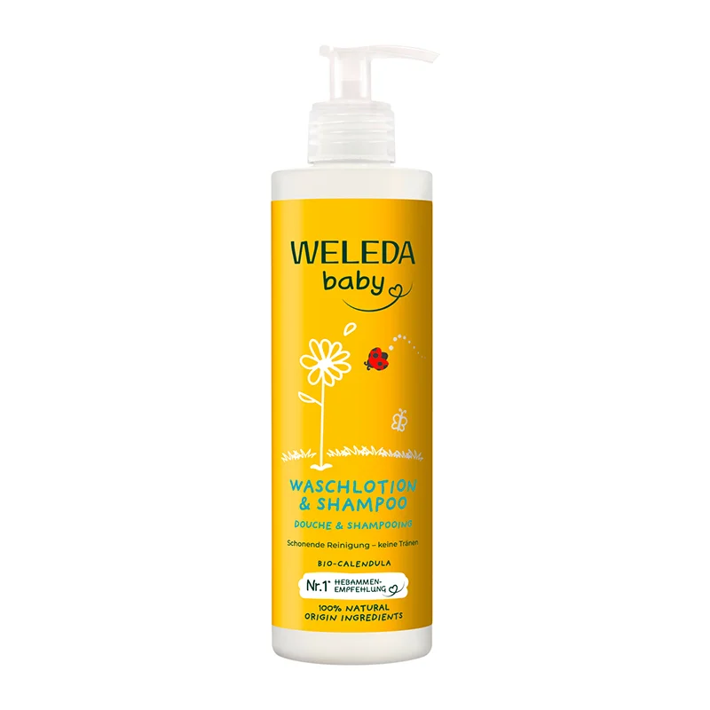 Weleda Calendula Waschlotion und Shampoo, 400ml 005765DC