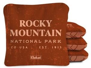 Skip's Garage Rocky Mountain National Park Dual Sided Pro Cornhole Bags (Set of 4)