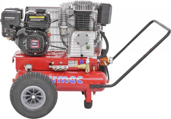 Motocompresseur Airmec TEB22-680 K25-LO (680 L/min) moteur Loncin G 210F, compresseur