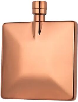 Modern Mode Marketplace Portable Stainless Steel Flask For Whiskey And Spirits orange