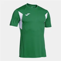 Joma, Jungen, Sportshirt, Camiseta Manga Corta Gewinner III (140), Grün, Weiss