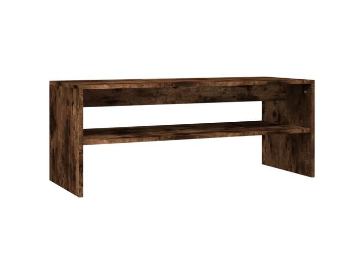 vidaXL Table basse chêne fumé 100x40x40 cm bois composite