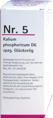 PHÖNIX LABORATORIUM GmbH NR.5 Kalium phosphoricum D 6 spag.Glückselig 50 ml 10965916
