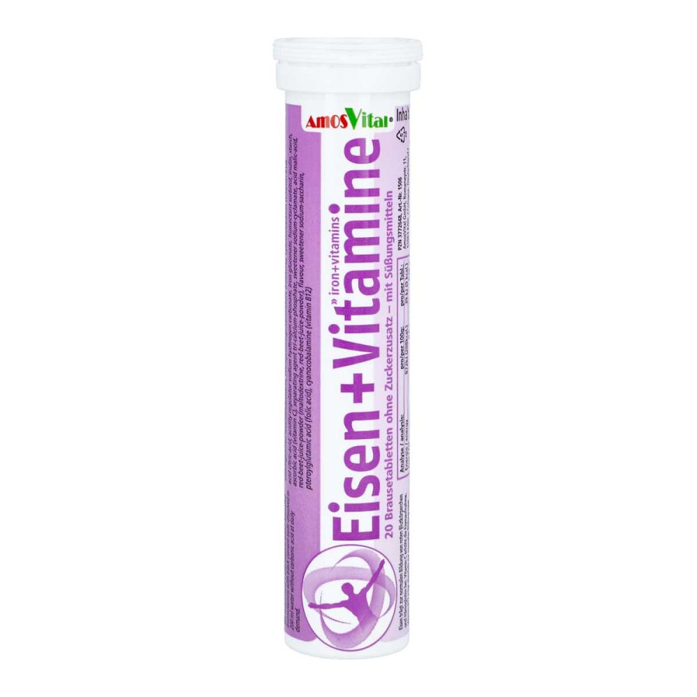 AMOSVITAL GmbH Eisen+vitamine Soma Brausetabletten 03772648