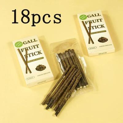 Uplifted Finds 6pcs Natural Matatabi Silvervine Cat Mint Chew Sticks gall Fruit Stick 18 Pcs