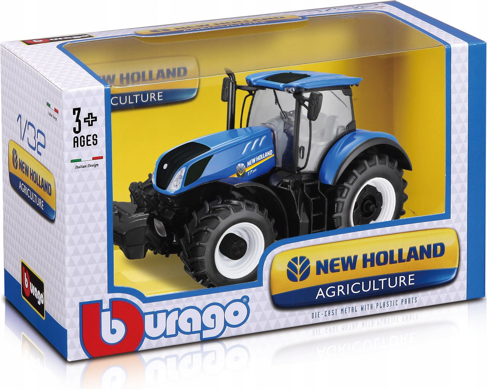 Bburago Nieuwe Holland tractor schaalmodel 1:32