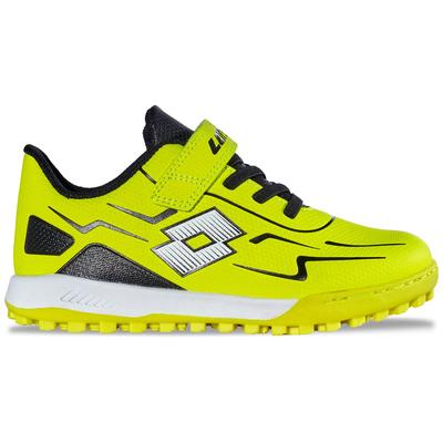Fußballschuh LOTTO, Herren, Gr. 33, gelb (fr.gelb, schwarz), Synthetik, Schuhe Fußballschuh, mit Turf-Sohle für synthetische Hartplätze