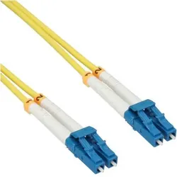 InLine Glasfaser-Patchkabel LC (15 m), Netzwerkkabel
