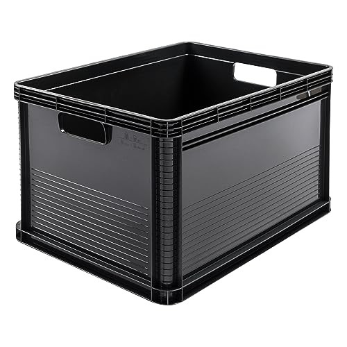 Keeeper Transportbox Robert 3-delige set, grafietgrijs, 3 x 64 l