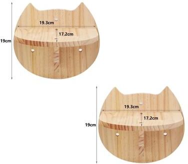 Uplift Picks Wall Mounted Cat Climbing Shelf With Sisal Scratching Post 010