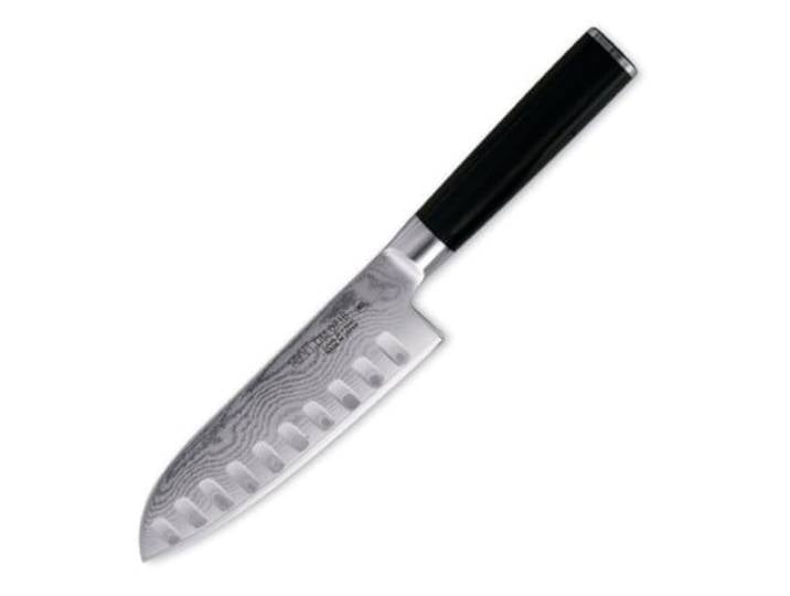 Kai Shun Classic Set de couteaux DM-0718 Santoku Kullenschliff noir