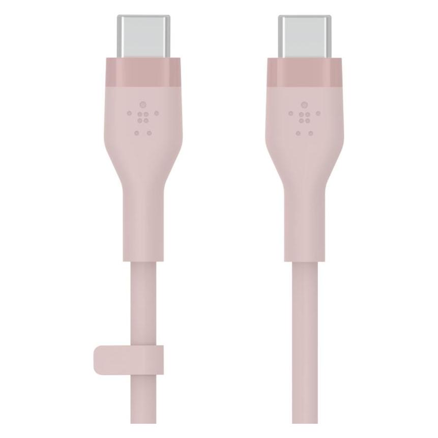 Belkin USB-C TO USB-C 2.0 SIL 2M PINK (2 m, USB 2.0) (CAB009BT2MPK)