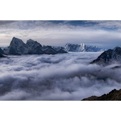 Fototapete PAPERMOON "Photo-Art ALEXEY KHARITONOV, WOLKE RIVER", bunt, B:5m L:2,8m, Vlies, Tapeten