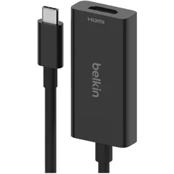 Belkin HDMI (Typ A) — USB Typ C (HDMI, 19 cm), Data + Video Adapter, Schwarz