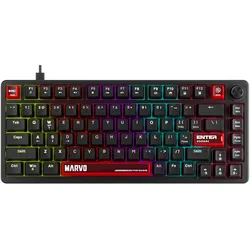 Marvo Tastatur Arma 82 TNT Peach (KG936) (US, Kabelgebunden), Tastatur