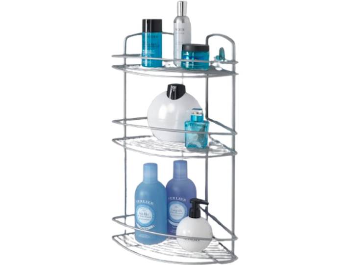 Metaltex - Doucherek Onda - Hoekrek 3 etages - Voor badkamer of douche - Sterke coating - 22 x 22 x 53 cm - 5 jaar garantie