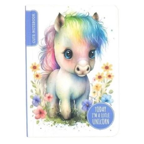 Teka Notizbuch A6/64K Einhorn FRESH line (A6, Liniert) (47995440)