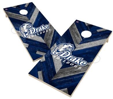 Skip's Garage Drake University Bulldogs Cornhole Board Set