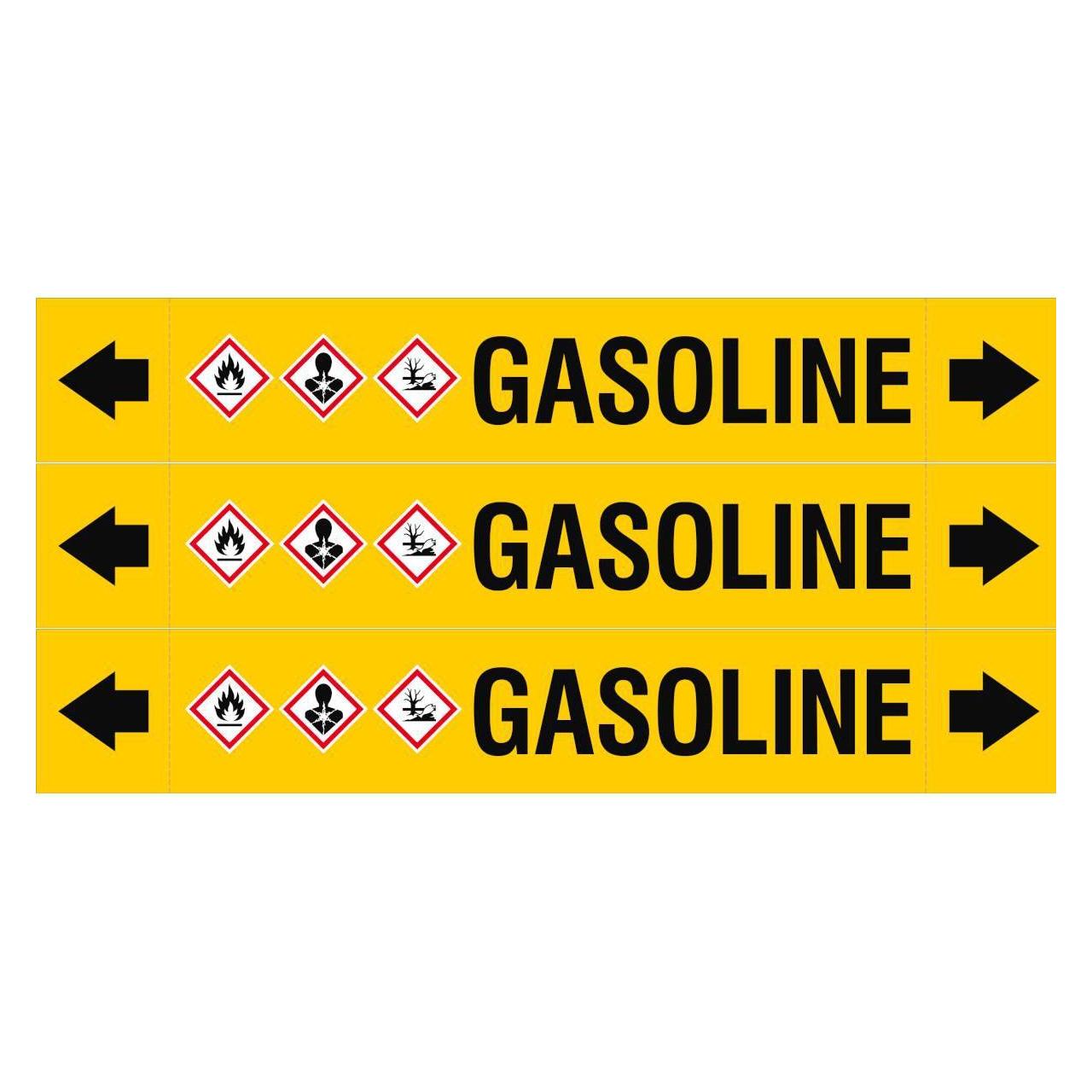 Brady ASME - Rohrmarkierer - Gasoline (ASMEPM-37X230MM-GASOLINE)