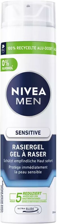 Nivea - Men Sensitive Rasiergel, 200 ml