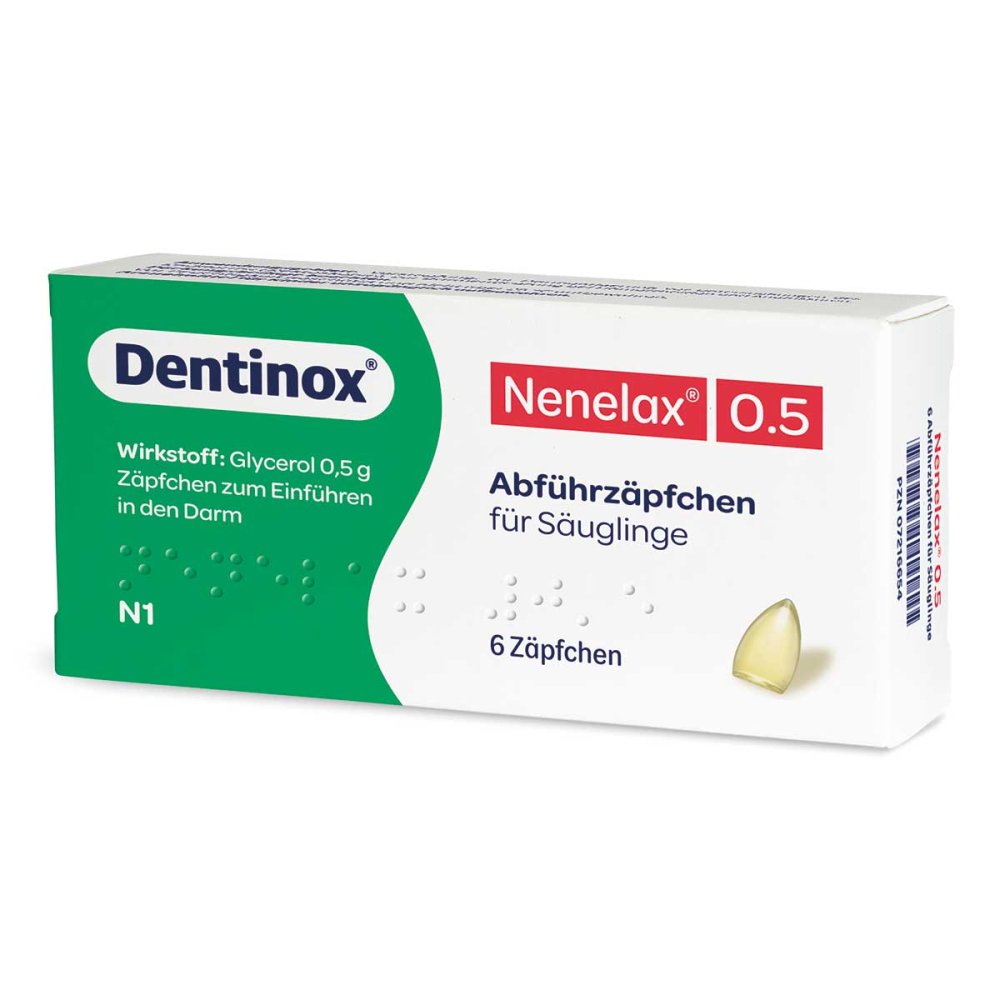 Dentinox Gesellschaft für pharmazeutische Präparat Nene-Lax 0,5 für Säuglinge 07216654