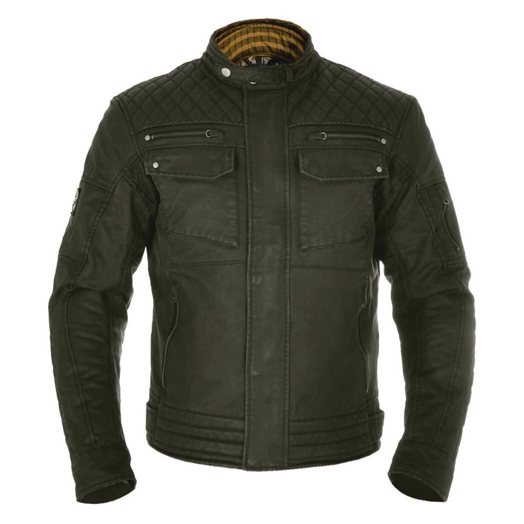 Oxford Jacke Hardy Wax Cotton Olive Gr. S (Herren, S) (TM181S)